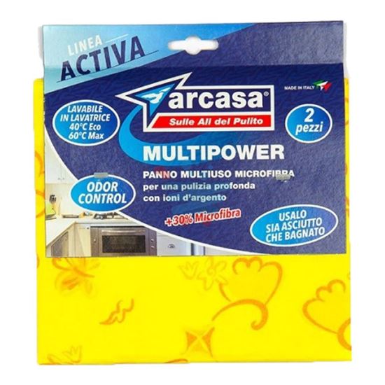 ARCASA PANNI MULTIUSO ACTIVA MULTIPOWER 2 PEZZI