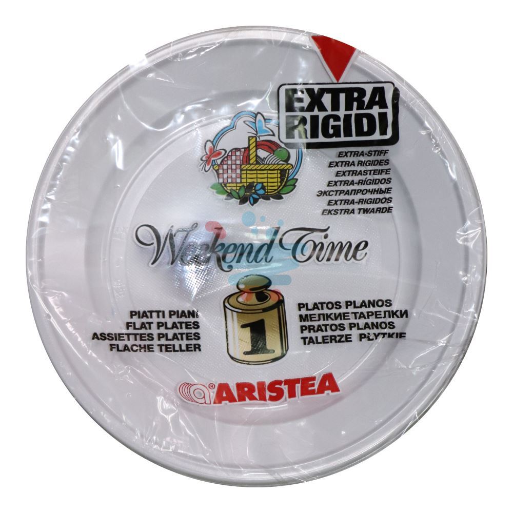 ARISTEA PIATTI PLASTICA DESSERT NERO 50PZ 260GR