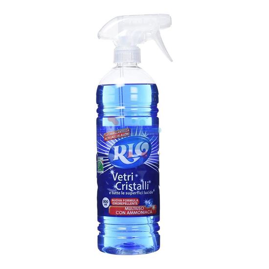 RIO VETRI CRISTALLI  SPRAY MULTIUSO CON AMMONIACA 800ML