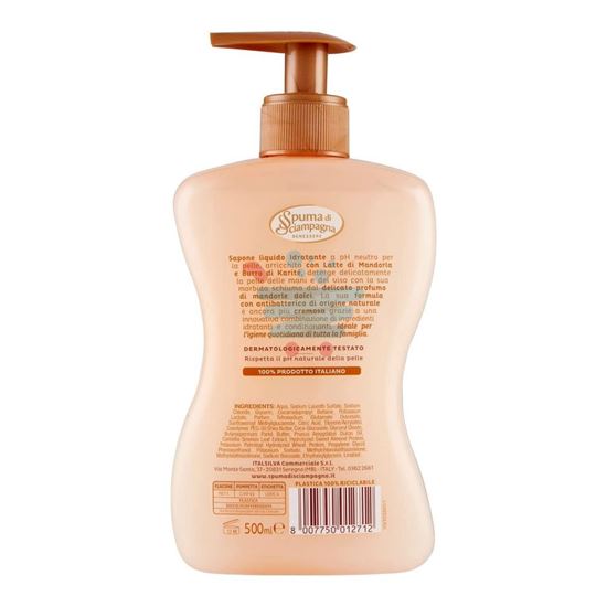 SPUMA DI SCIAMPAGNA SAPONE MANI MANDORLA 500ML