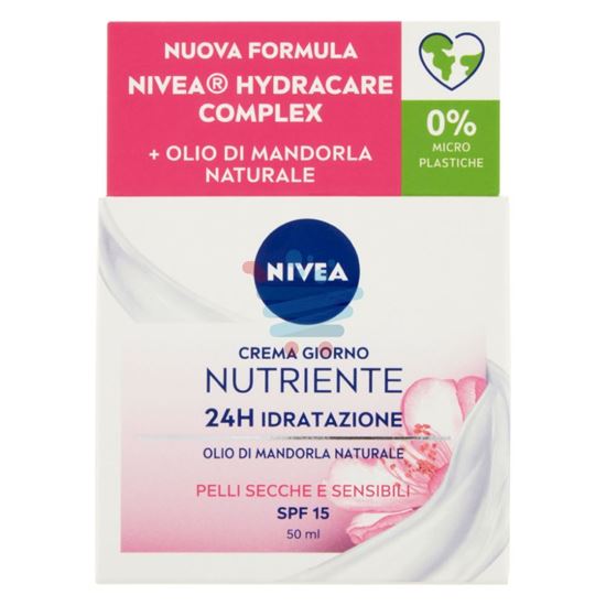 NIVEA CREMA GIORNO NUTRIENTE 24H IDRATAZIONE SPF15 50ML