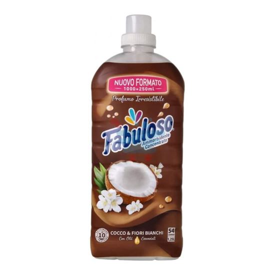 FABULOSO AMMORBIDENTE CONCENTRATO AL COCCO E FIORI BIANCHI 1,250LT