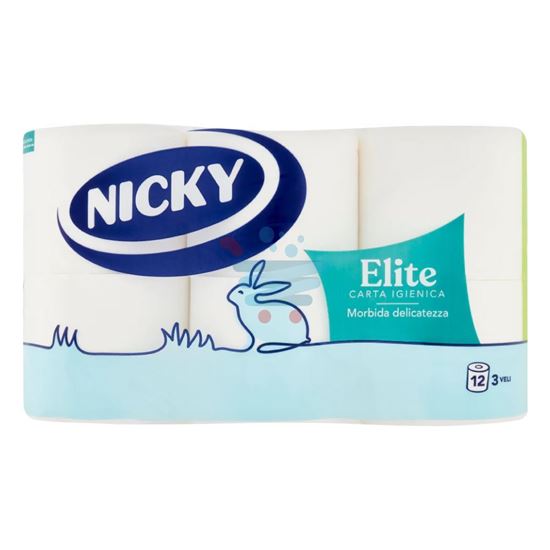 NICKY CARTA IGIENICA ELITE 12 ROTOLI