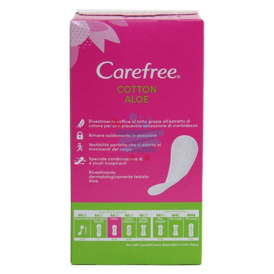 CAREFREE PROTEGGI SLIP TRASPIRANTE CON ALOE VERA DISTESO 30 PEZZI