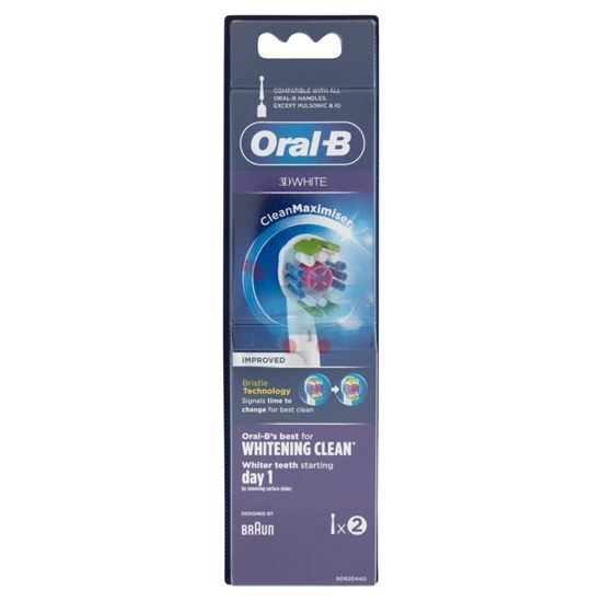 ORAL-B 3D WHITE CLEANMAXIMISER TESTINE 2 REFILLS