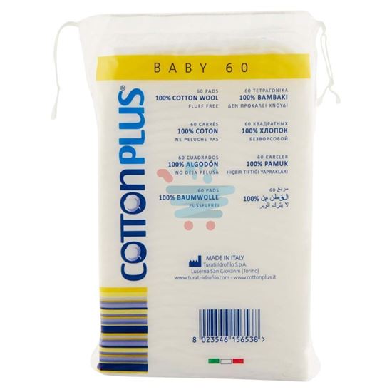 COTTONPLUS QUADROTTI BABY 60PZ