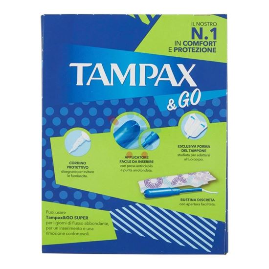 TAMPAX & GO SUPER 18 PEZZI