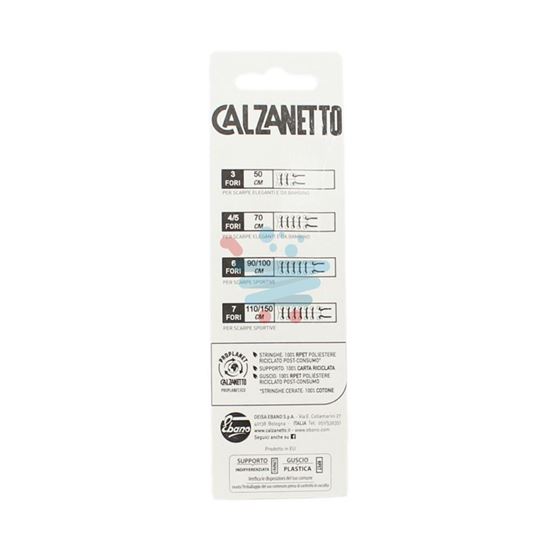 CALZANETTO STRINGA TONDA BIANCHE 120CM