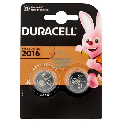 DURACELL BATTERIE LITIO CR2016 2PZ