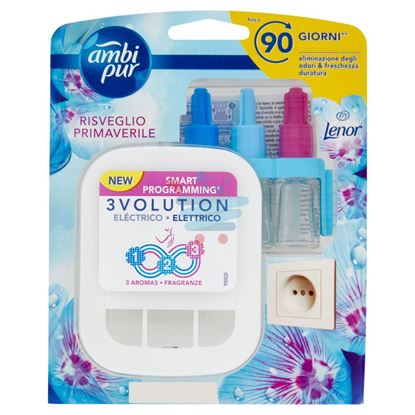 AMBIPUR PROFUMATORE PER AMBIENTI ELETTRICO STARTER 3VOLUTION LENOR RISVEGLIO PRIMAVERILE 20 ML