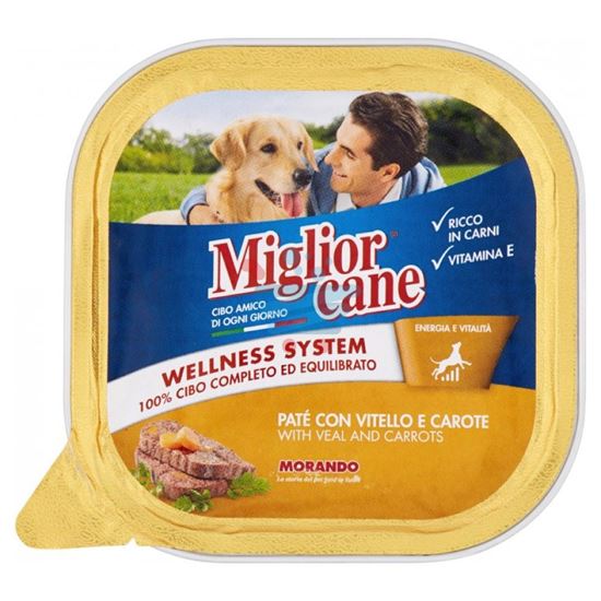 MIGLIOR CANE VASCHETTA VITELLO E CAROTE 300GR