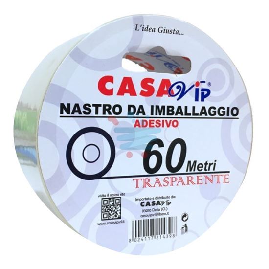 CASAVIP NASTRO ADESIVO TRASPARENTE 60MT