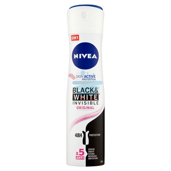 NIVEA DEO SPRAY INVISIBLE BLACK & WHITE ORIGINAL 150ML