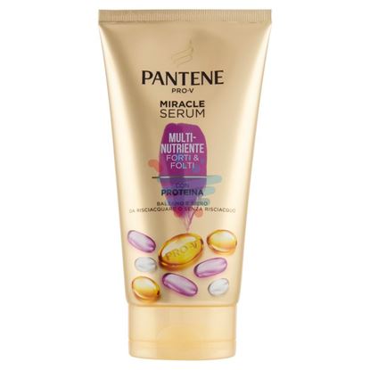 PANTENE BALSAMO E SIERO CAPELLI CON PROTEINA MIRACLE SERUM MULTI-NUTRIENTE FORTI & FOLTI 150 ML