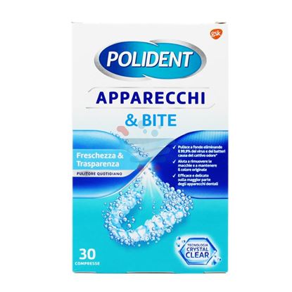 POLIDENT COMPRESSE APPARECCHI E BITE 30 PEZZI