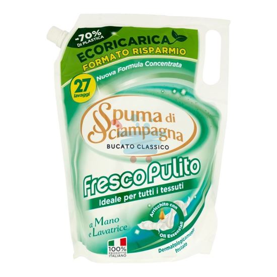 SPUMA SCIAMPAGNA  LAVATRICE RICARICA FRESCO PULITO 1,35LT