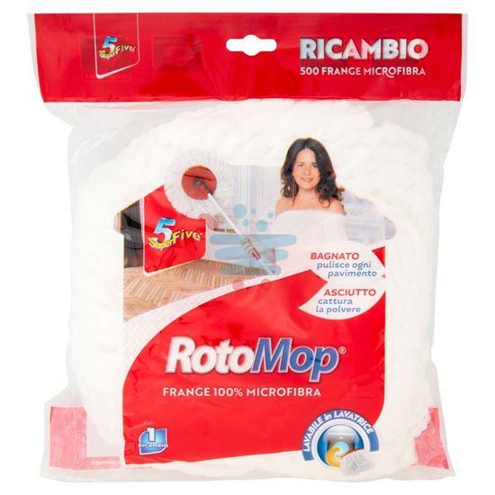 SUPER FIVE ROTOMOP RICAMBIO 100% MICROFIBRA