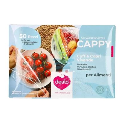 DEALO CAPPY CUFFIA ALIMENTI 50 PEZZI