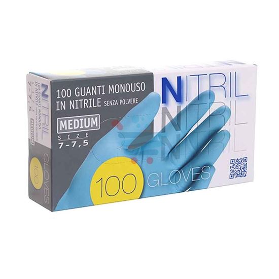 TULIP GUANTI NITRILE  7-7.5 MEDIA 100 PZ