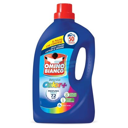 OMINO BIANCO DETERSIVO LAVATRICE LIQUIDO COLOR+, 50 LAVAGGI, 2 LT