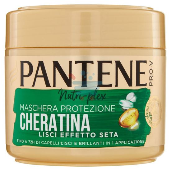 PANTENE PRO-V NUTRI-PLEX MASCHERA PROTEZIONE CHERATINA LISCI EFFETTO SETA 300 ML