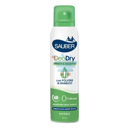 SAUBER DEODRY FRESCO & ASCIUTTO POLVERE DI BAMBOO DEODORANTE SPRAY PROTEZIONE LUNGA DURATA 150ML