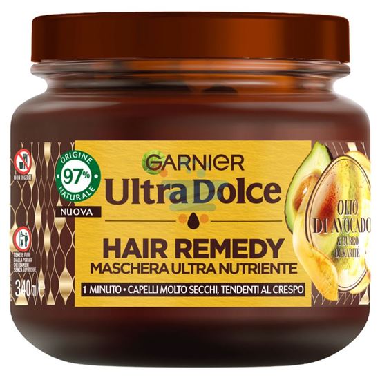 ULTRA DOLCE HAIR REMEDY MASCHERA ULTRA NUTRIENTE CAPELLI MOLTO SECCHIOLIO DI AVOCATO E BURRO DI KARITE 340 ML