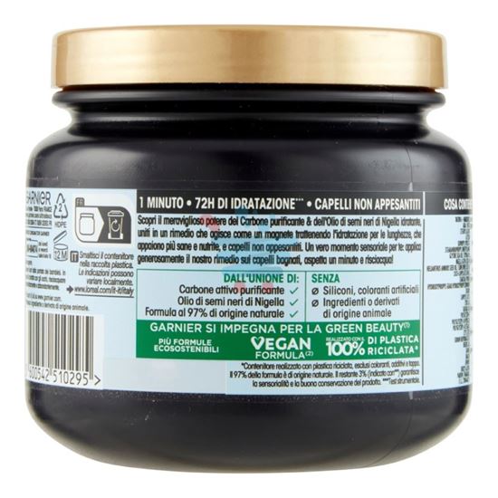 ULTRA DOLCE MASCHERA HAIR REMEDY CON CARBONE MAGNETICO 340 ML