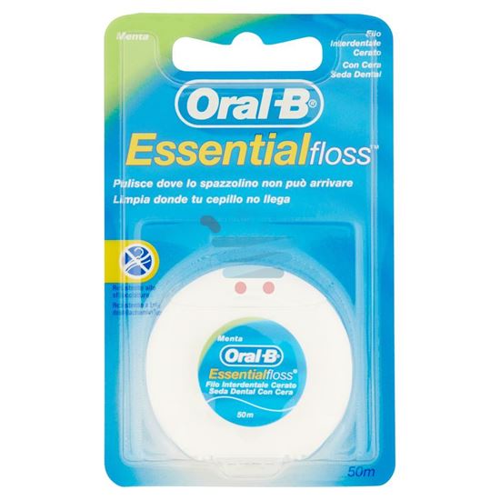 ORAL-B FILO INTERDENTALE CERATO ESSENTIAL FLOSS MENTA 50 MT