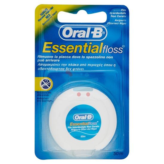 ORAL-B FILO INTERDENTALE ESSENTIAL FLOSS NON CERATO MENTA 50 MT