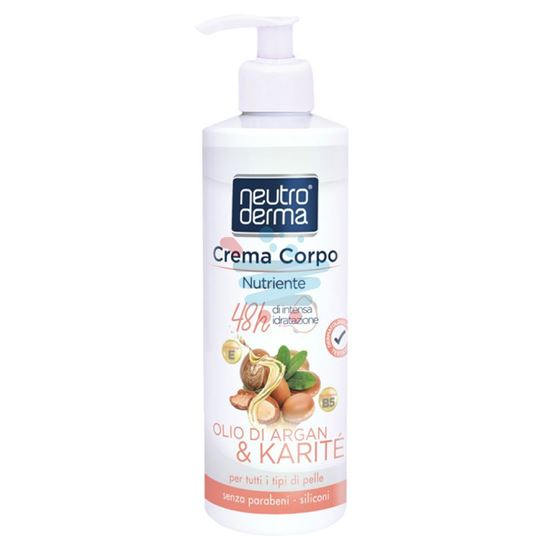 NEUTRODERMA CREMA CORPO OLIO ARGAN&KARITE' 500 ML