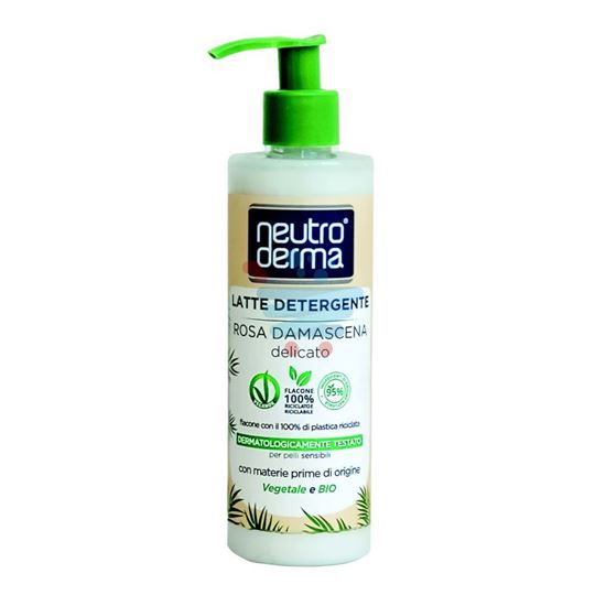 NEUTRODERMA GREEN LATTE DETERGENTE ROSA DAMASCENA 250 ML