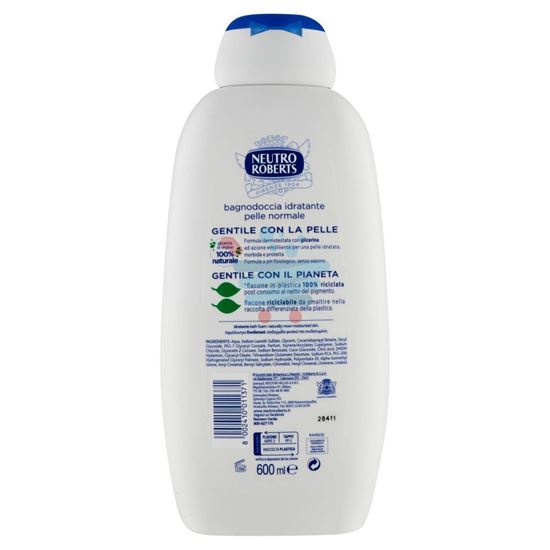 NEUTRO ROBERTS IDRATANTE CON GLICERINA NATURALE BAGNODOCCIA 600 ML