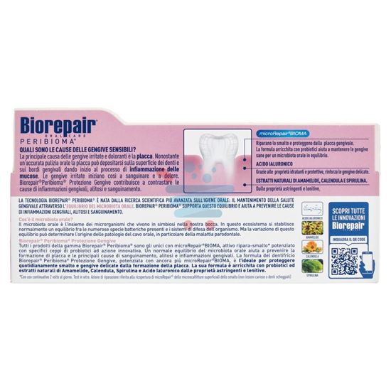 BIOREPAIR DENTRIFICIO ORAL CARE PERIBIOMA PROTEZIONE GENGIVE CON 75ML