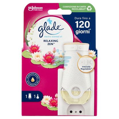 GLADE LIQUIDO ELETTRICO BASE CON RICARICA PROFUMATORE PER AMBIENTI FRAGRANZA RELAXING ZEN 20ML