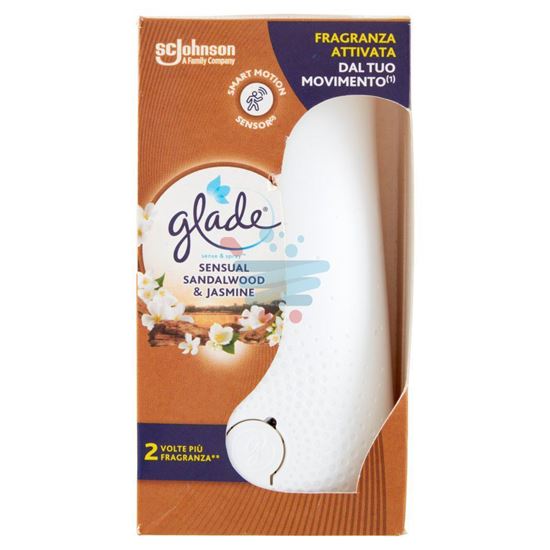 GLADE SENSE & SPRAY PROFUMATORE AMBIENTE CON SENSORE DI MOVIMENTO FRAGRANZA SANDALO DI BALI 269 ML