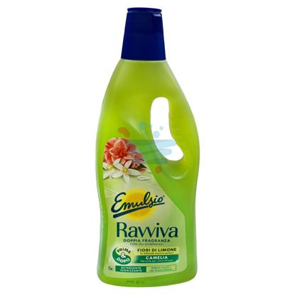 EMULSIO RAVVIVA DETERGENTE PAVIMENTI DOPPIA FRAGRANZA DI LIMONI  E CAMELIA 750 ML