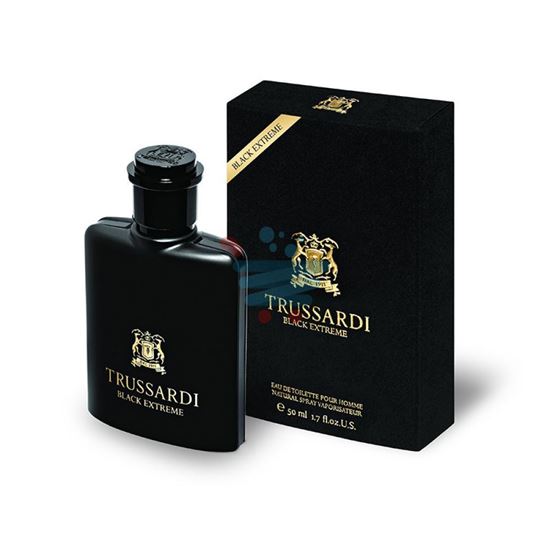 TRUSSARDI BLACK EXTREME EAU DE TOILETTE SPRAY 50ML