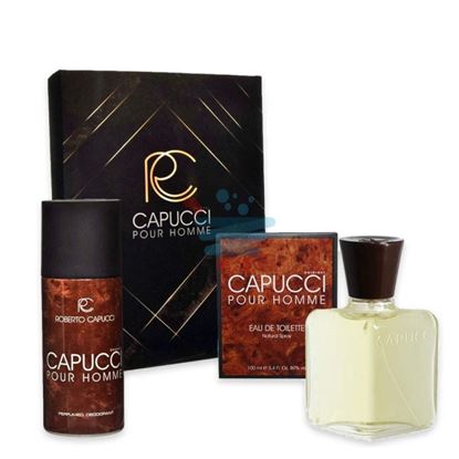 CAPUCCI CONFEZIONE POUR HOMME EAU DE TOILETTE 100ML+DEODORANTE 150ML