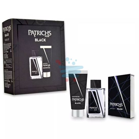 PATRICHS NOIR CONFEZIONE EAU DE TOILETTE 200ML+SHOVER GEL 200ML