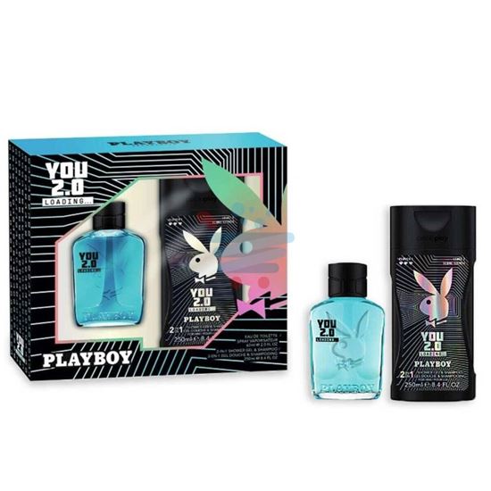 PLAYBOY YOU 2.0 UOMO EAU DE TOILETTE 60ML+SHOVER GEL 250ML