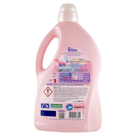 PERLANA DETERSIVO LIQUIDO DELICATI 58 LAVAGGI 2.900 ML