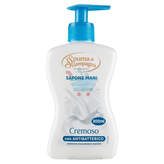 SPUMA DI SCIAMPAGNA SAPONE CREMOSO CON ANTIBATTERICO 300ML