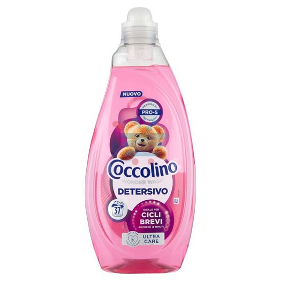 COCCOLINO DETERSIVO LIQUIDO LAVATRICE WONDER WASH ULTRA CARE 37 LAVAGGI 1480 ML