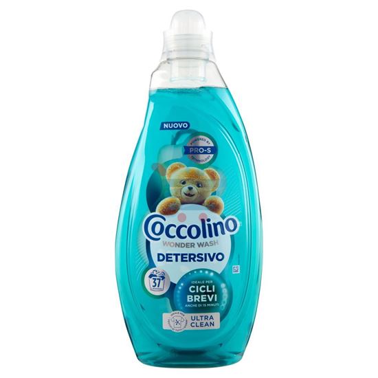 COCCOLINO DETERSIVO LIQUIDO LAVATRICE WONDER WASH ULTRA CLEAN 37 LAVAGGI 1480 ML