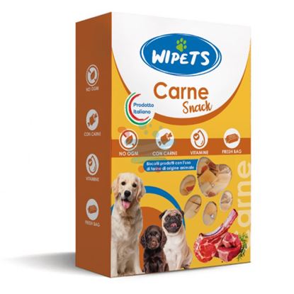 WIPETS BISCOTTI CARNE CANE 300GR.