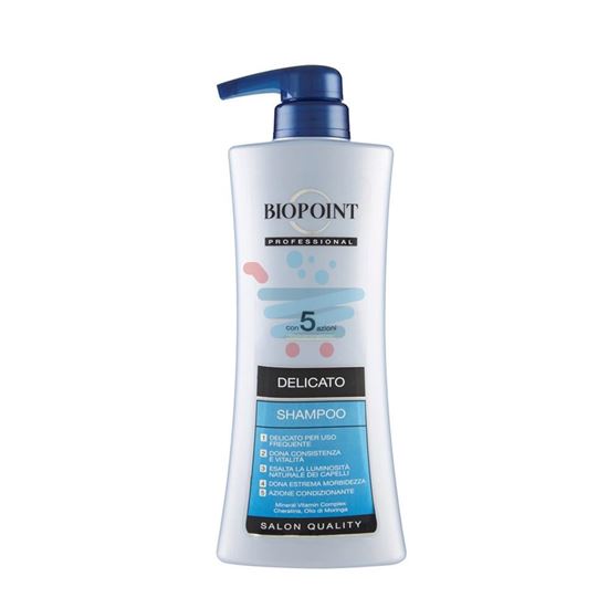 BIOPOINT SHAMPOO DELICATO CON OLIO DI MORINGA PER USO FREQUENTE 5 AZIONI 400ML