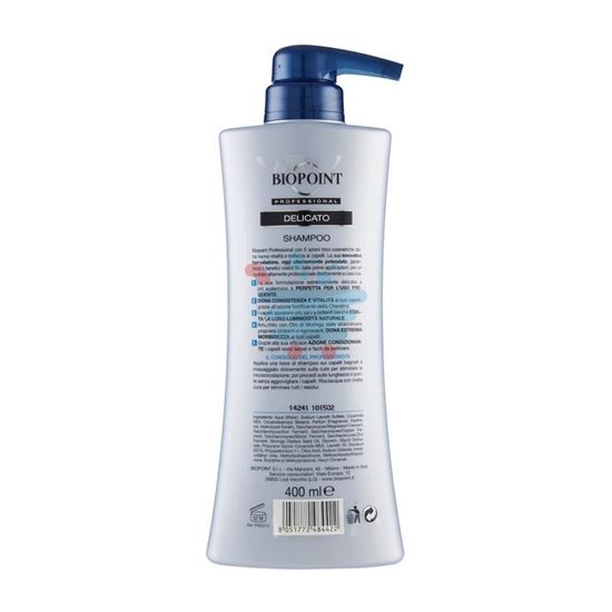 BIOPOINT SHAMPOO DELICATO CON OLIO DI MORINGA PER USO FREQUENTE 5 AZIONI 400ML